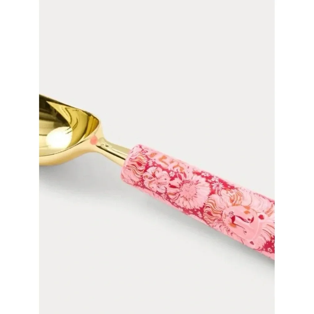 NIB Lilly Pulitzer Ice Cream Scoop Jims Stuff Sun Faces 2026 GWP Party Preppy